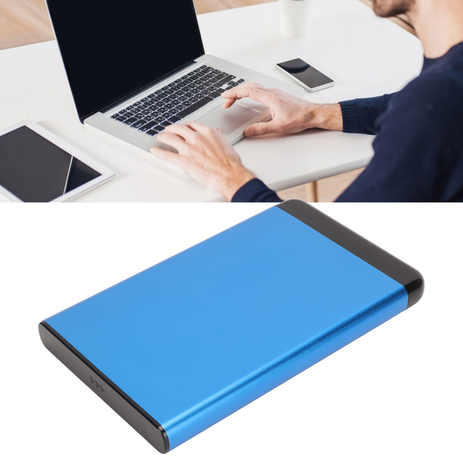 2.5in External Hard Drive, 5Gbps High Speed Transfer External Mobile Hard Drive, USB 3.0 Port Plug And Play For Cell Phone, TVs, Computer, For