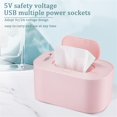 thumbnail image 4 of Constant Temperature Wipes Box Wireless Car Charging Portable Thermal Insulation Tissue Box A Must For Travel Intelligent Constant Temperature Moisturizing, 4 of 9