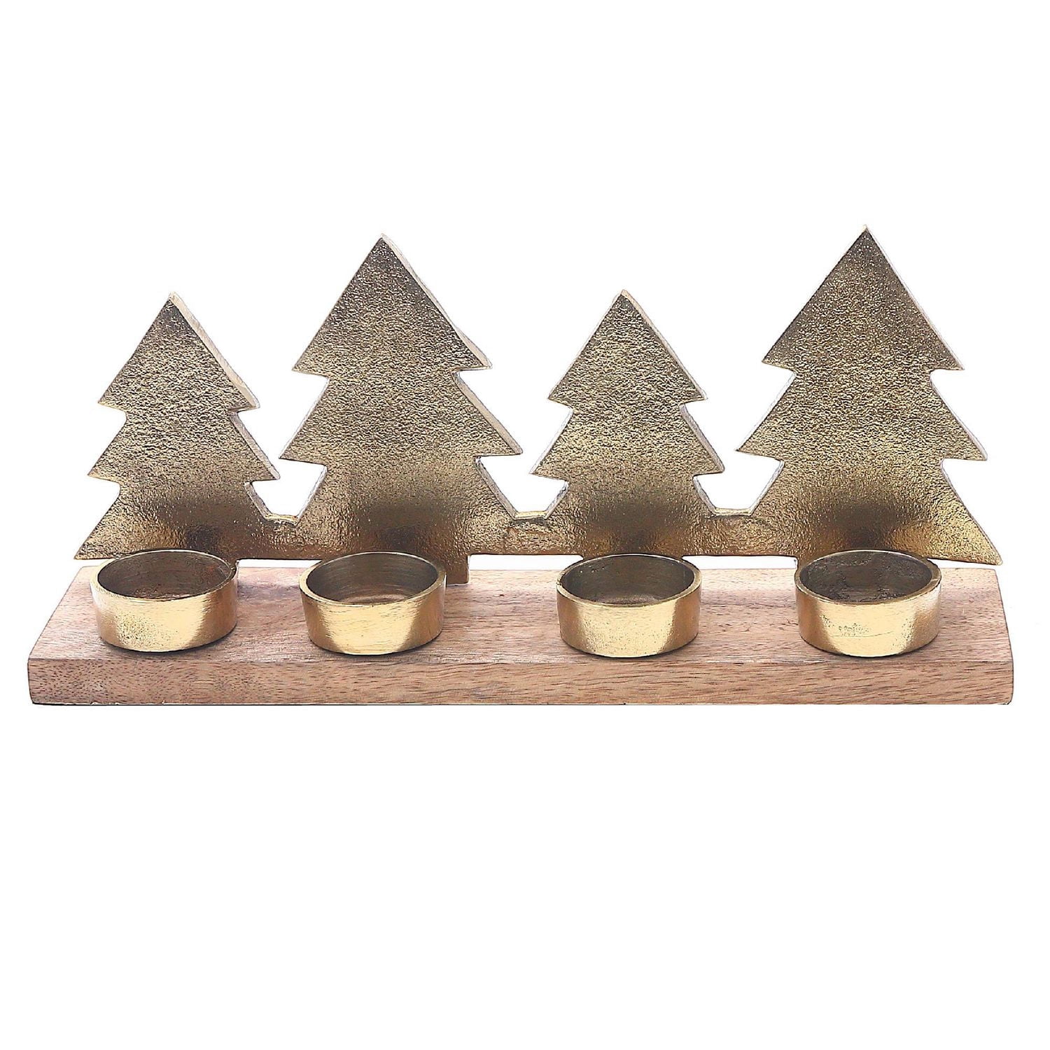 Christmas Metal Star Tree 4 Tealight Holder
