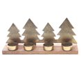 thumbnail image 1 of Christmas Metal Star Tree 4 Tealight Holder, 1 of 3