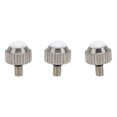 thumbnail image 4 of 10pcs Argent Montre Couronne Acier Inoxydable Tête de Montre Réparation Pièces de Rechange Accessoire pour Horloger 4mm, 4 of 14