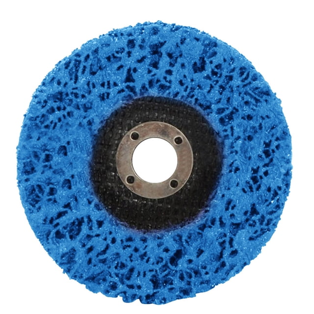 Sanding Wheel Paint Rust Removal Grinding rust removal Disc Stainless Steel Polishing Wheel, Blue, 125mm, 22mm Inner Hole