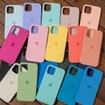 thumbnail image 2 of Original Official Silicone Cases For iPhone 16 15 14 13 Pro Max 16 Plus Case For Apple iPhone 16 14 15 13 12 Pro Case Midnight Blue For iPhone 15 Plus, 2 of 6