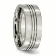 thumbnail image 4 of Bague en Titane Rainurée Polie 9mm Taille 9.5, 4 of 6