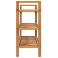 thumbnail image 2 of vidaXL Shoe Rack with 3 Shelves 100x27x60 cm Solid Oak Wood, 2 of 4