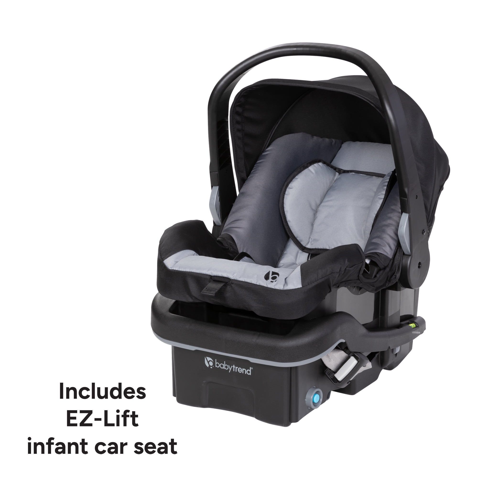 Baby Trend Expedition Zero Flat Jogger Travel System with Led Lights with EZ Lift Plus Infant Car Seat and Base