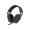 thumbnail image 1 of Logitech Zone Vibe Écouteurs Sans Fil Bluetooth avec Micro à Réduction de Bruit, USB-A, USB-C, Certifiés pour Microsoft Teams, Mac/PC - Graphite - Casque - Pleine Taille - Bluetooth - Sans Fil - USB-C via Adaptateur Bluetooth - Graphite - Certifiés pour Microsoft Teams, 1 of 7
