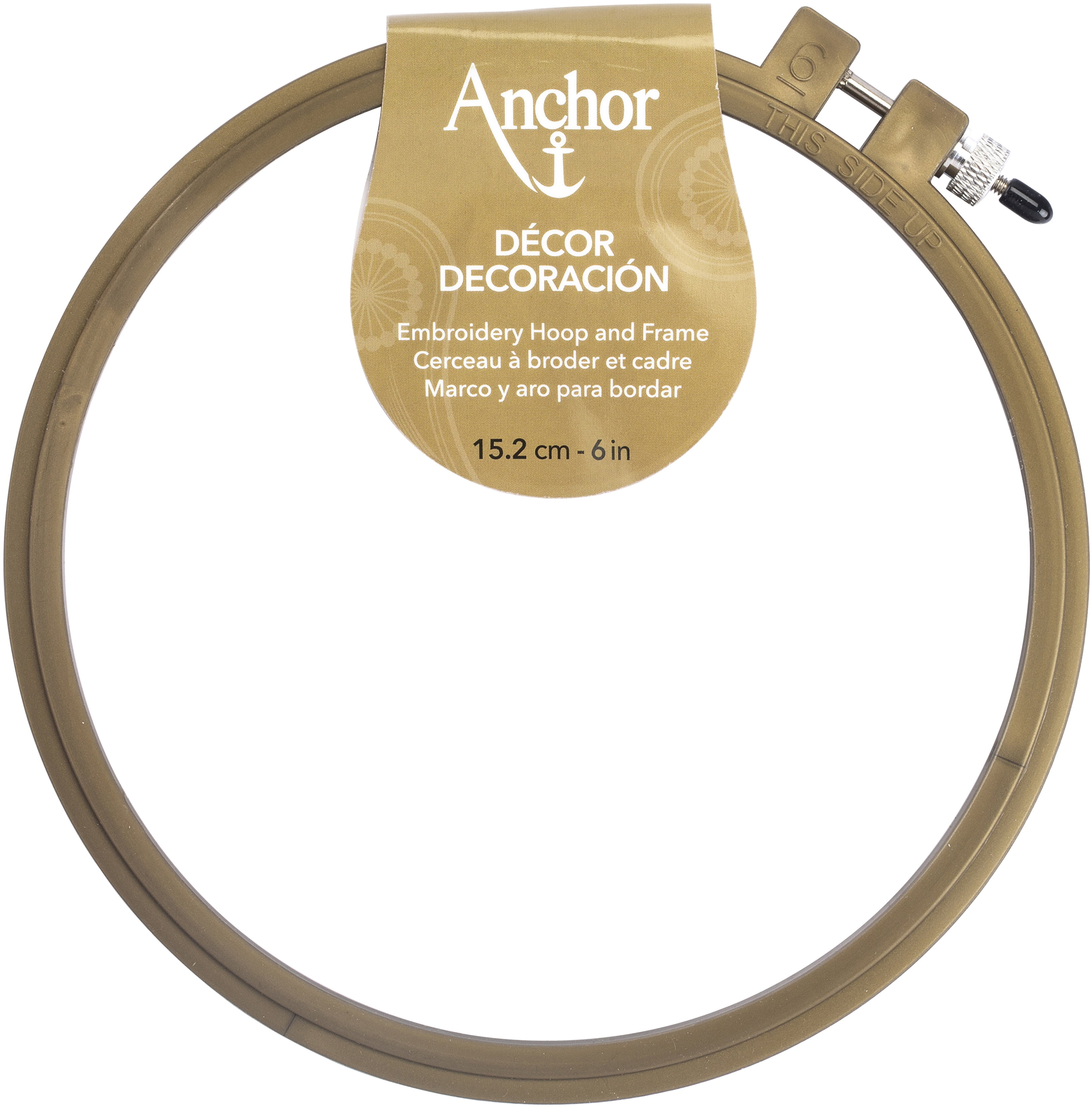Cercle à broder et cadre décoratifs