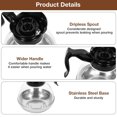 thumbnail image 3 of Coffee Pot, Tight Fit Spout Comfortable Handle Replacement Coffee Pot Universal  for Tea, 3 of 7