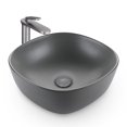 thumbnail image 1 of Aquaterior Bathroom Above Counter Ceramic Vessel Sink with Bathroom Single Handle Faucet Combo, 1 of 7