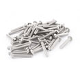thumbnail image 1 of Unique Bargains 50 Pcs 6-32 x 5/8 Pieds Vis de Machine à Tête Phillips en Acier Inoxydable 18mm de Long, 1 of 2