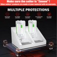 thumbnail image 3 of HLONK Charger Docking Station for Wii Remote Controller  2pcs Batteries for Wii Remote Charger 2800mAh, 3 of 7