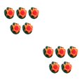 thumbnail image 1 of Wweixi 5pcs/set Artificial Lotus Realistic Appearance Easy To Clean Long-lasting sunset red 2Set, 1 of 6