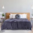 thumbnail image 3 of Unique Bargains Luxury Fleece Bed Blanket Woven Mesh, 3 of 10