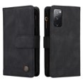 thumbnail image 3 of Case for Samsung Galaxy S20 FE 5G/4G Cover Zipper Pocket Wallet Case Magnetic Protective - Black, 3 of 5