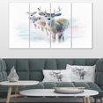 thumbnail image 1 of Beautiful Deer With Big Horns - Animal Canvas Art Print, 1 of 4