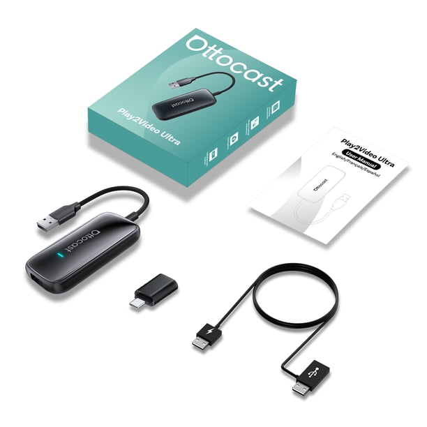 Ottocast Play2video Ultra Car TV Box 4GB+ 32GB Wireless CarPlay
