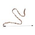 thumbnail image 1 of 1Pc Cat Funny Toy Teaser Stick Chaser Wand Leopard Print Tail with Bell, 1 of 11