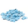 thumbnail image 1 of Unique Bargains 25 Pcs Connecteur de Borne de Pelle Isolée en Forme de L à Angle Droit 6.3mm, 1 of 1