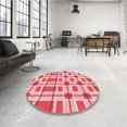 thumbnail image 4 of Ahgly Company Tapis Rectangulaire Lavable en Machine Intérieur Transitionnel Rose, 3 Pieds x 5 Pieds, 4 of 7