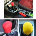 thumbnail image 3 of Manchon en Silicone pour Volant de Voiture Manuel 5 Vitesses + Couvercle de Frein à Main Rouge, 3 of 8