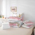 thumbnail image 4 of YST Modern Graffiti Bedding Set, Abstract Comforter Set 7-Piece, Twin Size, Pink, 4 of 4