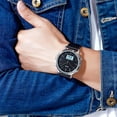 thumbnail image 2 of SKMEI Mens Watch Minimalism Analog Digital Watch with Alarm Stopwatch LED Backlight Leather Strap Classic Electronic Wrist Watch, 2 of 7