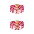 thumbnail image 4 of QualitChoice Bracelet Multi-layers Magnetic Buckle Leather Multi-colored Leopard Print Valentines Day Gifts Bracelets Hand Jewelry Pink 2Set, 4 of 6