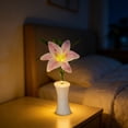 thumbnail image 1 of Lunxisen 1 Pcs Flower Pot Night Light Desk Lamp Home Decor Ambient Lighting Gift Idea, 1 of 9