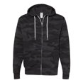 thumbnail image 1 of Independent Trading Co. Sweat à Capuche Léger Unisexe à Fermeture Éclair Complète, TP, 1 of 2