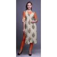 thumbnail image 2 of Bimba Kurta Droite en Rayonne Slub Imprimée Indienne Tunique à Manches 3/4 pour Femmes, 2 of 6