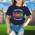 thumbnail image 2 of WEAIXIMIUNG T-Shirts pour Adolescentes T-Shirts pour Enfants Rentrée des Classes Graphique Manches Courtes Col Rond T-Shirt Lumineux et Confortable pour Garçons et Filles, 2 of 4