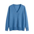 thumbnail image 4 of MeetoTime Women's Long Sleeve Lightweight Cardigans Open Front Button down Soft Knit Sweater Outwear, 4 of 7