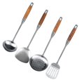 thumbnail image 4 of LAFGUR 4Pcs/Set Kitchenware Set, Spatula, Kitchen Tool Cookware Set Rosewood Handle For Home, 4 of 8