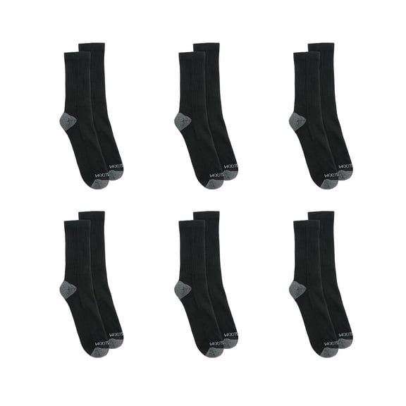 Fruit of the Loom Men's Dual Defense Crew Socks 6 Pair