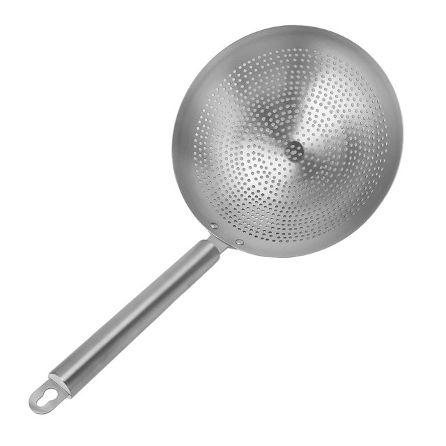Grease and Foam Strainer Oil Filter Cooking Mesh Food Strainer Wire Oil Filter Mandarin Colander Scoop for Kitchen Cooking Mesh Strainer Spoon Stainless Steel Sieve Colander Sets