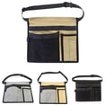 thumbnail image 3 of Cosmug Sac de Rangement Durable pour Outils de Taille / Sac Banane d'Électricien Antidérapant en Tissu / Organisateur de Trousse d'Outils Portable / Trousse Utilitaire de Réparation et d'Entretien, Noir, 3 of 3