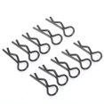 thumbnail image 3 of Ymiko RC Shell Clips Broches, Clips de Carrosserie RC, 10pcs 8.3MM RC Car Shell Clip Rshape Metal Body Clips Broches pour 1/5 1/6 1/8 1/10 RC Car, 3 of 8