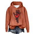 thumbnail image 1 of WEAIXIMIUNG Sweat à Demi-Zip pour Femmes Sans Capuche Automne et Hiver 2025 Tendance avec Impression de Lettres, 1 of 4
