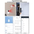 thumbnail image 4 of Maplenight Smart Magnetic Door & Window Alarm Sensor - Easy Install Home Security with Real-Time Alerts White, 4 of 9