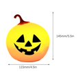 thumbnail image 3 of TopLLC Remote Control Silicone Night Light，Pumpkin Lantern Halloween USB Colorful Charging Light Holiday Night Light, 3 of 9