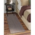 thumbnail image 1 of Aizza Trends 2.6x5 Ft Gray Jute Area Rug, Boho Chic Natural Jute Area Rug - Hand-Braided, Rustic Farmhouse Decor for Living Room Carpet,, 1 of 5