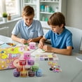 thumbnail image 4 of Ultimate DIY Slime Kit for Kids 12 Colors, Glitter, Beads, and Charms Creative Craft Set for Endless Fun, 4 of 5