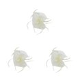 thumbnail image 2 of pitrice 1/2/3/5 Maille Fascinator Femmes Coiffure Prom Maquillage Nuptiale Scène Réglable Performance Photo Coiffe Fille Bande de Cheveux Beige 3PCS, 2 of 6