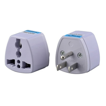 4 Packs Universal Travel Plug Adapter UK To US Plug Adapters European To US Canada Adapter To USA General Travel Adapter AC Power Plug Travel Socket Converter Day Bag for Travel Carry Bags for Travel
