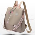 thumbnail image 4 of relayinert Large Capacity Backpack For Women Traveling And Daily Fashionable Polyester Backpacks For Women Khaki, 4 of 6