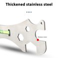 thumbnail image 3 of Special Wrench,   Bathroom Wrench Sliver Rust Prevention Electroplated  Stainless Steel Non Deformable  For Washing Machine Taps, 3 of 8