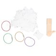 thumbnail image 2 of Embroidery Floss Bobbins, Plastic Floss Bobbins 100pcs Plastic Metal  For Embroidery White, 2 of 8