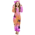 thumbnail image 1 of EGNMCR Combinaison Fille Manches Longues Combinaison à Capuche Pyjama Décontracté Hiver Chaud Combinaison de Nuit Fille Polyester Combinaison, 1 of 5