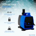 thumbnail image 3 of JUNWELL Living Energy Efficient Fountain Pump  530GPH, 3 of 7
